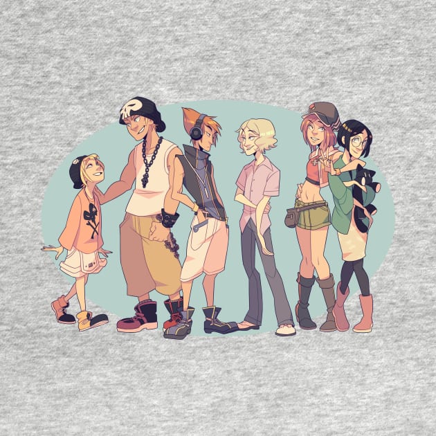 TWEWY Friends by andyarts